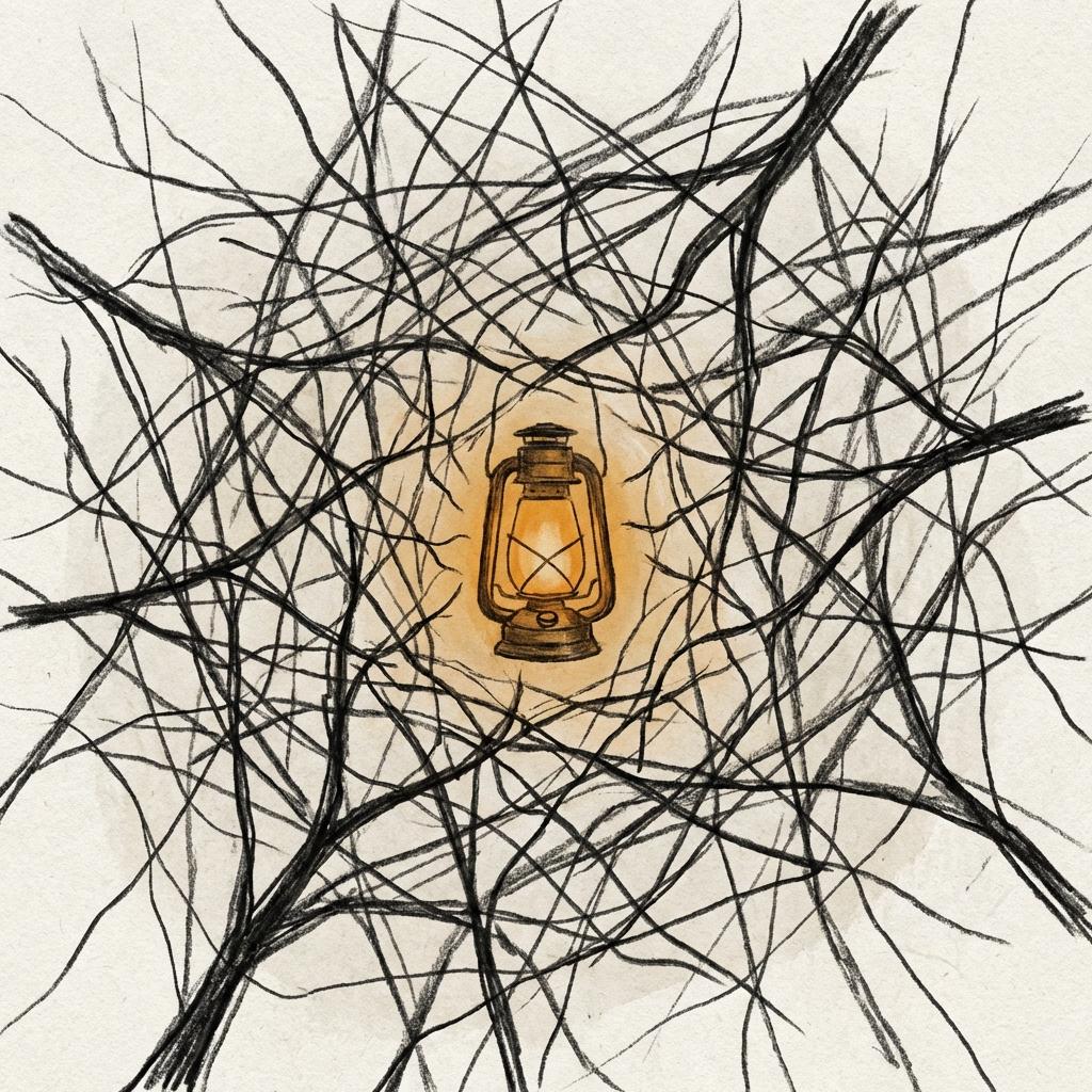 An abstract representation of intrinsic motivation as an internal light.